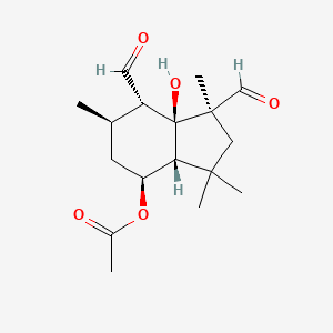 molecular formula C17H26O5 B1222968 Botrydial CAS No. 54986-75-3