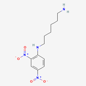 molecular formula C12H18N4O4 B1222974 N-(2,4-Dinitrophenyl)hexamethylenediamine CAS No. 40299-04-5