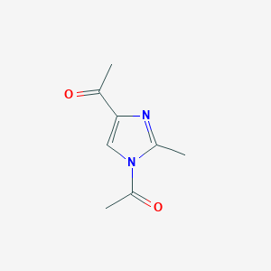 molecular formula C8H10N2O2 B012230 1,4-Diacetyl-2-methylimidazole CAS No. 108512-13-6