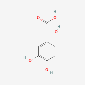 molecular formula C9H10O5 B1223008 2-(3,4-Dihydroxyphenyl)-2-hydroxypropanoic acid CAS No. 22681-72-7