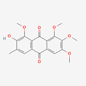molecular formula C19H18O7 B1223012 Chrysoobtusin CAS No. 70588-06-6