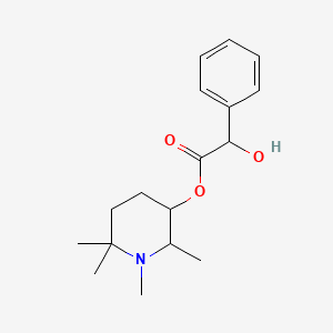 2-Hydroxy-2-phenylacetic acid (1,2,6,6-tetramethyl-3-piperidinyl) ester