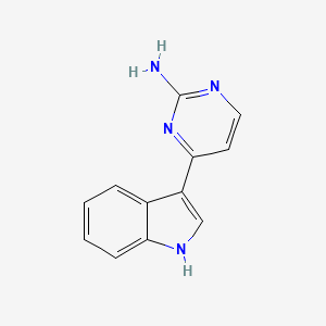 4-(1H-indol-3-yl)pyrimidin-2-amine