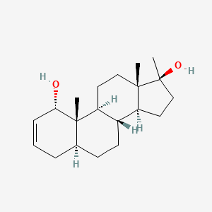 17-Methyl-androst-2-ene-1,17-diol, (1alpha,5alpha,17beta)-