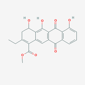 molecular formula C22H18O7 B1223040 Anhydro-aklavinone CAS No. 96886-78-1