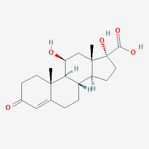 molecular formula C₂₀H₂₈O₅ B122305 Cortienic acid CAS No. 3597-45-3