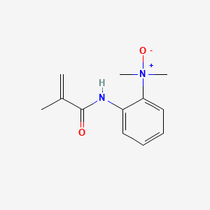 molecular formula C12H16N2O2 B1223070 N,N-dimethyl-2-(2-methylprop-2-enoylamino)benzeneamine oxide CAS No. 81527-00-6
