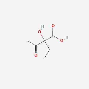 molecular formula C6H10O4 B1223072 2-ethyl-2-hydroxy-3-oxobutanoic acid CAS No. 3142-65-2