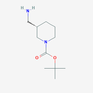molecular formula C11H22N2O2 B122308 (s)-1-Boc-3-(aminomethyl)piperidine CAS No. 140645-24-5