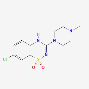molecular formula C12H15ClN4O2S B1223084 DU717 CAS No. 59943-31-6