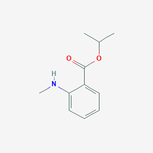 molecular formula C11H15NO2 B1223100 Propan-2-yl 2-(methylamino)benzoate CAS No. 99985-64-5