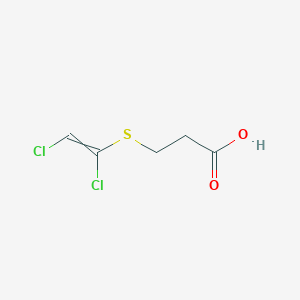 molecular formula C5H6Cl2O2S B1223101 S-(1,2-Dichlorovinyl)-3-mercaptopropionic acid 