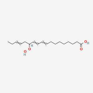 molecular formula C18H30O4 B1223104 13(S)-HpOTrE 