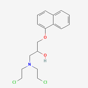 1-(1-Naphthyloxy)-3-(bis(2-chloroethyl)amino)-2-propanol