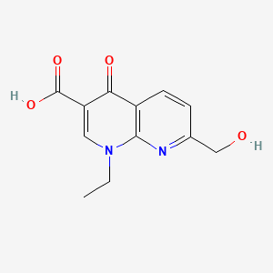 molecular formula C12H12N2O4 B1223115 7-Hydroxynalidixic acid CAS No. 3759-18-0