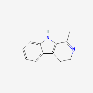 molecular formula C12H12N2 B1223116 Harmalan CAS No. 525-41-7