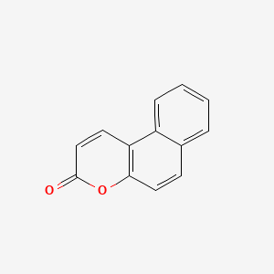 molecular formula C13H8O2 B1223121 3H-Naphtho[2,1-b]pyran-3-one CAS No. 4352-89-0