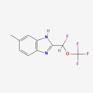 2-[fluoro(trifluoromethoxy)methyl]-6-methyl-1H-benzimidazole