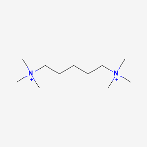 molecular formula C11H28N2+2 B1223158 Pentamethonium CAS No. 2365-25-5