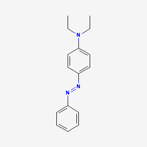 molecular formula C16H19N3 B1223160 Solvent Yellow 56 CAS No. 2481-94-9