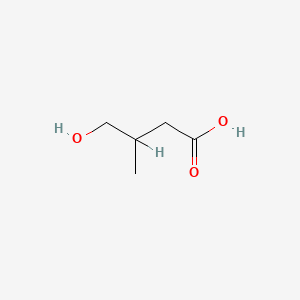 molecular formula C5H10O3 B1223169 4-Hydroxyisovaleric acid CAS No. 77220-86-1