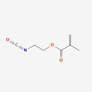 molecular formula C7H9NO3 B1223184 2-Isocyanatoethyl methacrylate CAS No. 30674-80-7