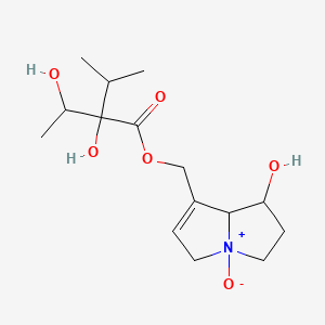 molecular formula C15H25NO6 B1223185 Echinatine N-oxide CAS No. 20267-93-0