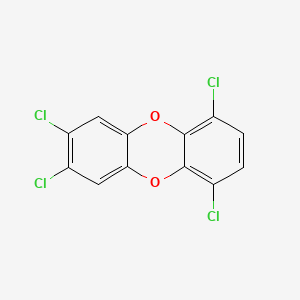 molecular formula C12H4Cl4O2 B1223186 1,4,7,8-四氯二苯并对二噁英 CAS No. 40581-94-0