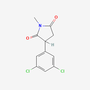 molecular formula C11H9Cl2NO2 B1223193 3-(3,5-dichlorophenyl)-1-methylpyrrolidine-2,5-dione CAS No. 93553-55-0
