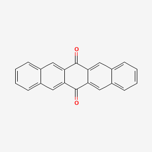 molecular formula C22H12O2 B1223199 6,13-Pentacenequinone CAS No. 3029-32-1