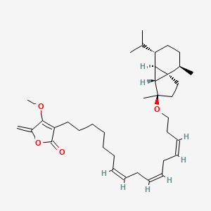 molecular formula C37H56O4 B1223207 Artapetalin C 