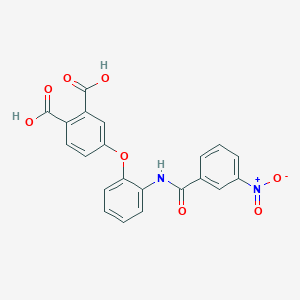 4-{2-[(3-Nitrobenzoyl)amino]phenoxy}phthalic acid