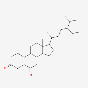 molecular formula C29H48O2 B1223221 Stigmastane-3,6-dione 