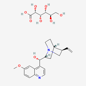 molecular formula C26H36N2O9 B1223222 Quinidine gluconate CAS No. 6587-33-3