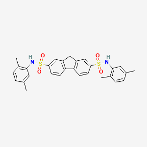 N2,N7-Bis(2,5-dimethylphenyl)-9H-fluorene-2,7-disulfonamide