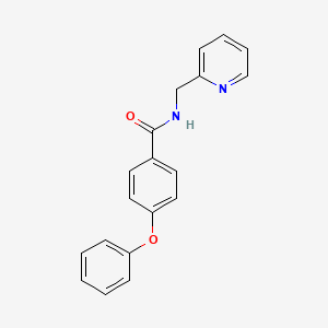 molecular formula C19H16N2O2 B1223281 4-Phenoxy-N-(pyridin-2-ylmethyl)benzamide 