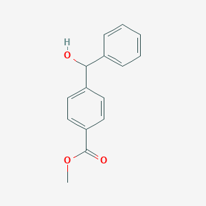 molecular formula C15H14O3 B012233 Methyl 4-(hydroxy(phenyl)methyl)benzoate CAS No. 108419-03-0