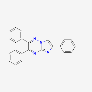6-(4-Methylphenyl)-2,3-diphenylimidazo[1,2-b][1,2,4]triazine