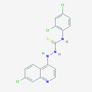 1-[(7-Chloro-4-quinolinyl)amino]-3-(2,4-dichlorophenyl)thiourea