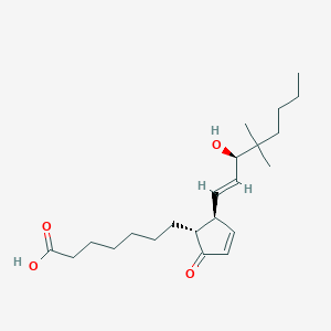 molecular formula C22H36O4 B122332 16,16-Dimethylprostaglandin A1 CAS No. 41692-24-4