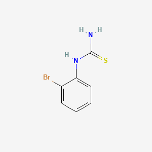 molecular formula C7H7BrN2S B1223331 1-(2-Bromophenyl)-2-thiourea CAS No. 5391-30-0