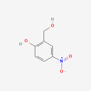 molecular formula C7H7NO4 B1223332 2-(羟甲基)-4-硝基苯酚 CAS No. 39224-61-8