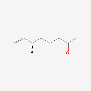 molecular formula C9H16O B122334 (6S)-6-Methyloct-7-en-2-one CAS No. 151598-87-7