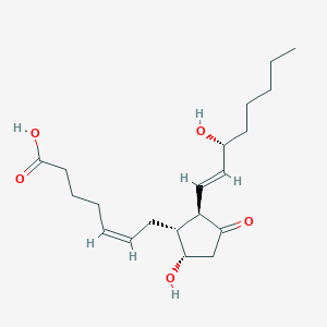 molecular formula C20H32O5 B122336 (Z)-7-[(1R,2R,5S)-5-羟基-2-[(E,3R)-3-羟基辛-1-烯基]-3-氧代环戊基]庚-5-烯酸 CAS No. 59894-05-2