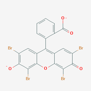 molecular formula C20H6Br4O5-2 B1223366 2',4',5',7'-Tetrabromofluorescein(2-) 