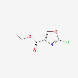 molecular formula C6H6ClNO3 B1223382 Ethyl 2-chlorooxazole-4-carboxylate CAS No. 460081-18-9