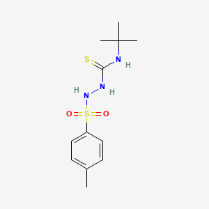 1-Tert-butyl-3-[(4-methylphenyl)sulfonylamino]thiourea