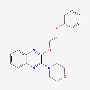 4-[3-(2-Phenoxyethoxy)-2-quinoxalinyl]morpholine
