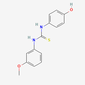 1-(4-Hydroxyphenyl)-3-(3-methoxyphenyl)thiourea