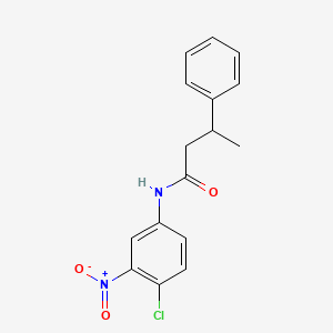 N-(4-chloro-3-nitrophenyl)-3-phenylbutanamide